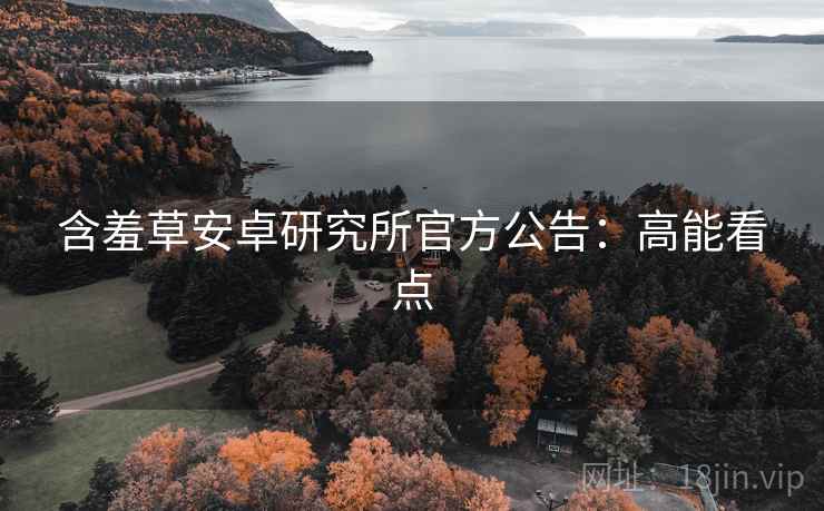 含羞草安卓研究所官方公告:高能看点 含羞草安卓研究所官方公告:高能看点